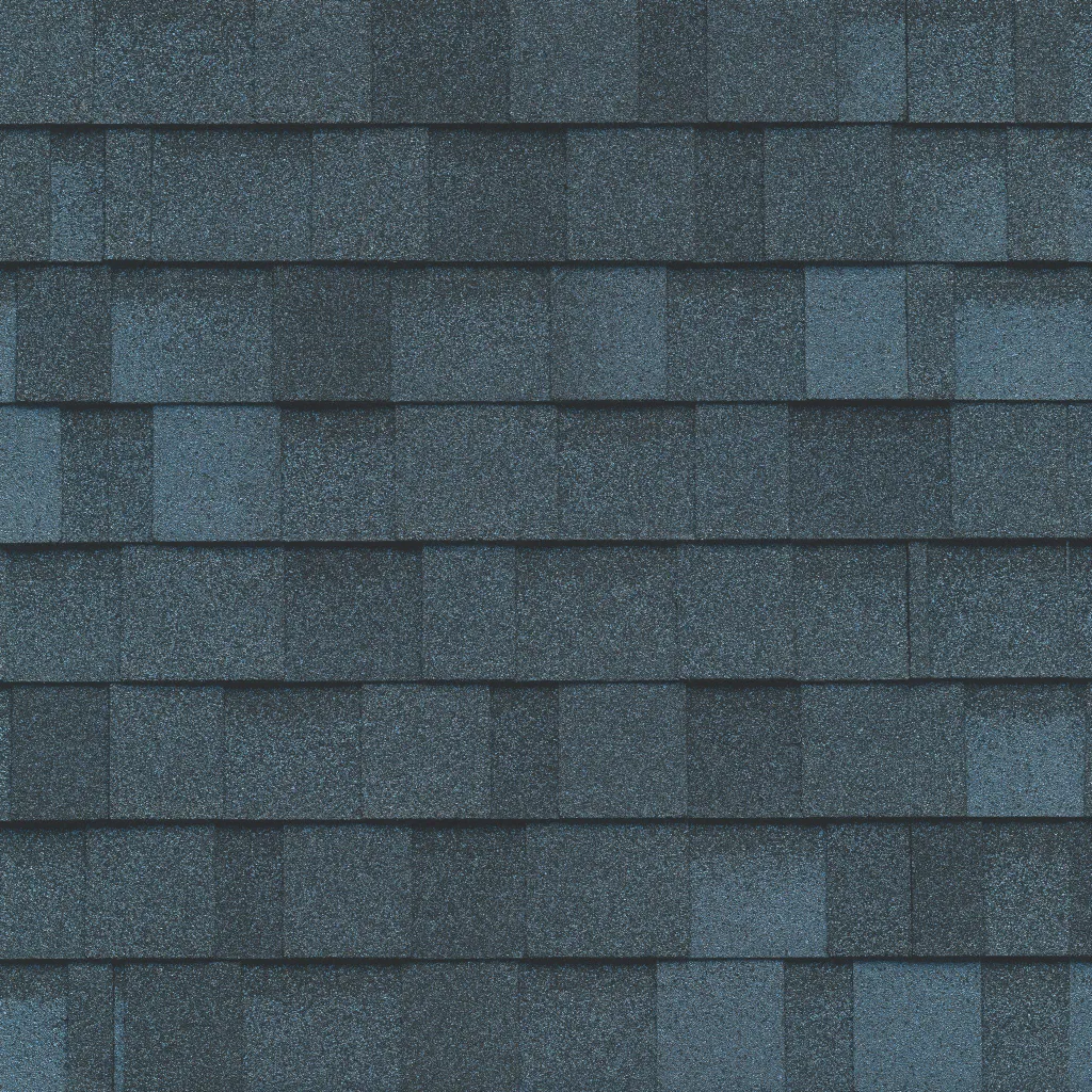 IKO Dynasty Atlantic Blue shingle color sample