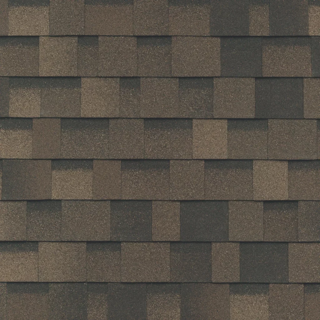 IKO Dynasty Brownstone shingle color sample