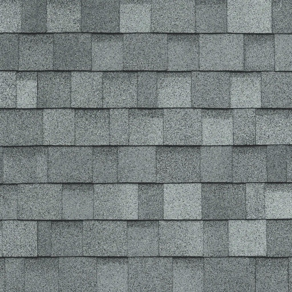 IKO Dynasty Frostone Grey shingle color sample