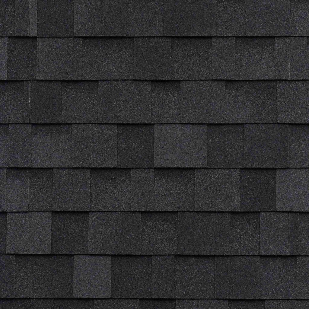 IKO Cambridge Dual Black shingle color sample