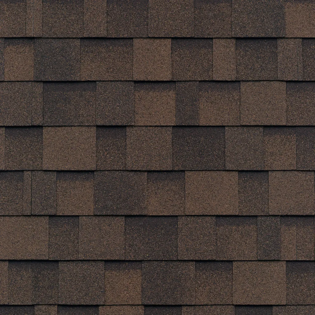 IKO Cambridge Dual Brown shingle color sample