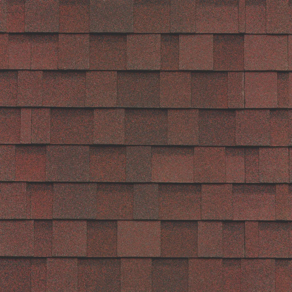 IKO Dynasty Monaco Red shingle color sample